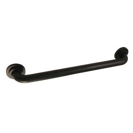 Kingston Brass Contemporary DR414240 Manhattan 24" X 1-1/4" OD Grab Bar, Matte Black, 26.81 L, Brass, Matte Black DR414240